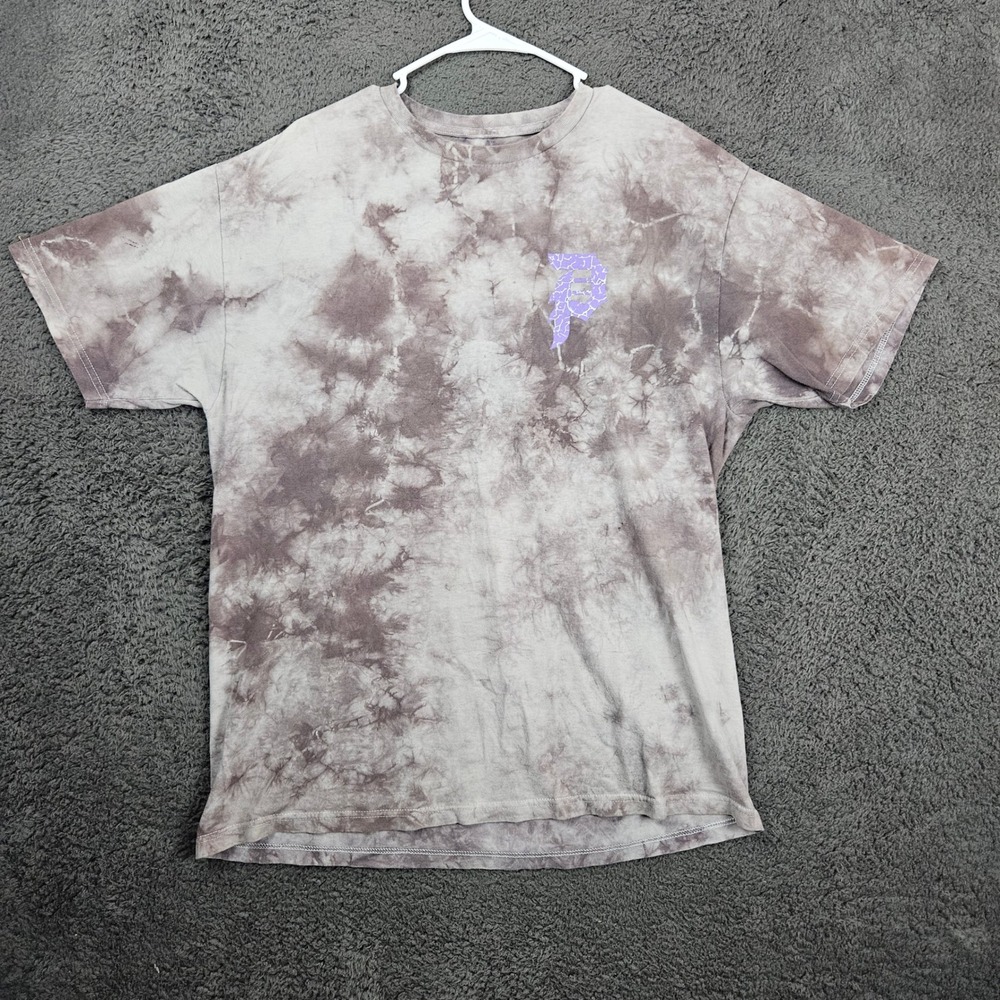 Primitive Naruto Shippuden Sasuke Tie Dye Graphic T-Shirt Large Manga Anime